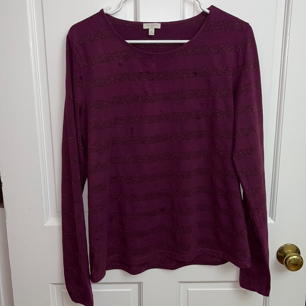 Sparkle striped shirt!